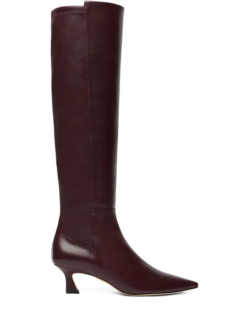 Stuart Weitzman 5050 Vinnie Stiefel 50mm - Rot Rot