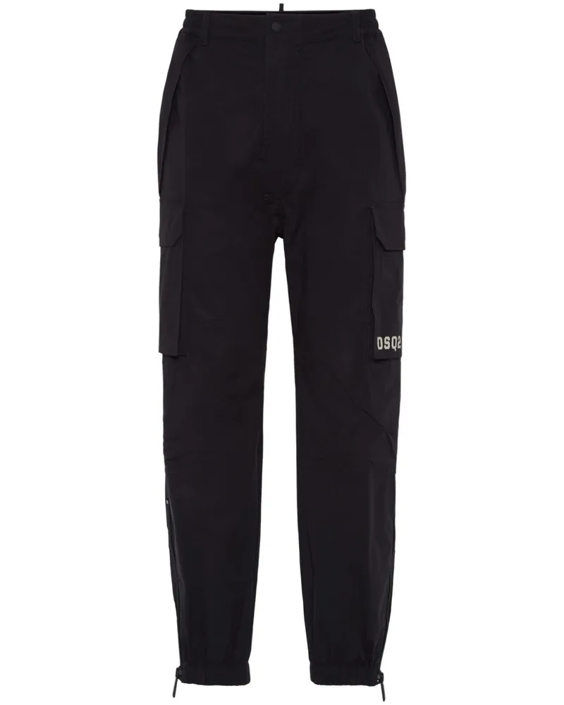 Dsquared2 Klassische Cargohose - Schwarz Schwarz