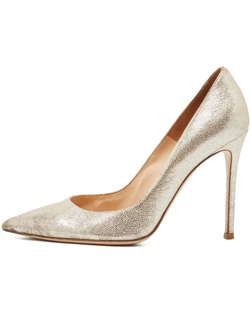 Gianvito Rossi 1135199 Gold - Nude Nude