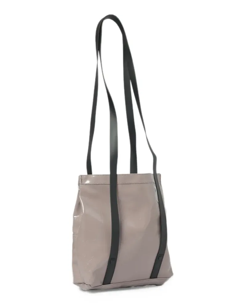 RAINS Schultertasche mit Logo-Prägung - Violett Violett