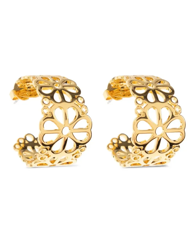 Kate Spade Flower Lace Creolen - Gold Gold