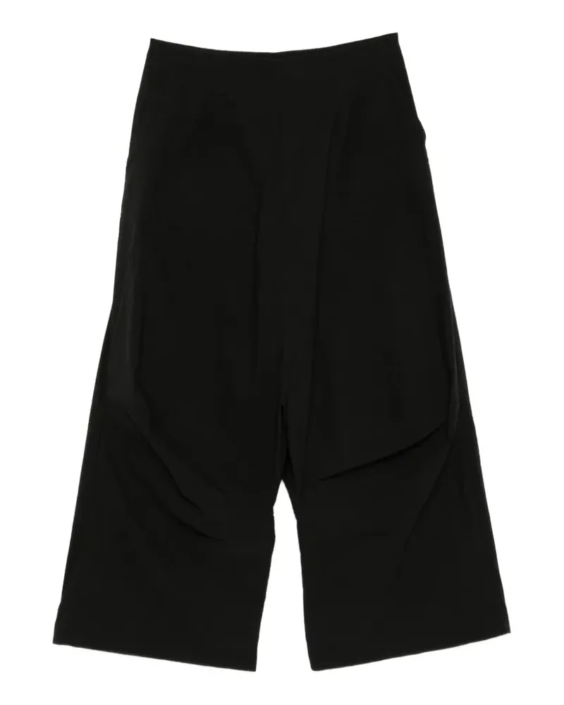 Studiorundholz darted pleated trousers - Schwarz Schwarz