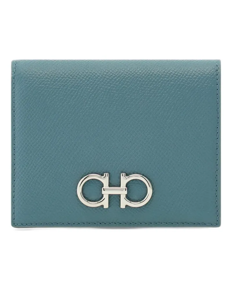 Ferragamo Portemonnaie mit Gancini-Detail - Blau Blau