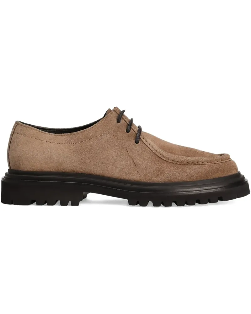 Dolce & Gabbana Derby-Schuhe aus Wildleder - Braun Braun