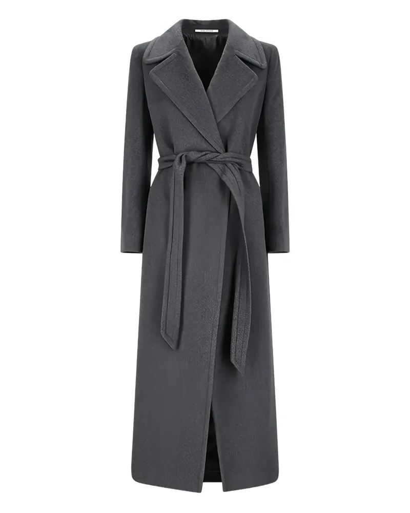 Tagliatore Molly Mantel mit Gürtel - Grau Grau
