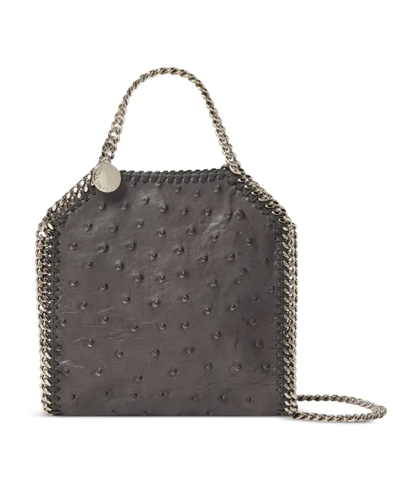Stella McCartney tiny Falabella chain medallion tote bag - Grau Grau