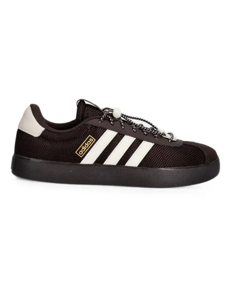 adidas VL Court 3.0 logo-patch mesh sneakers - Braun Braun