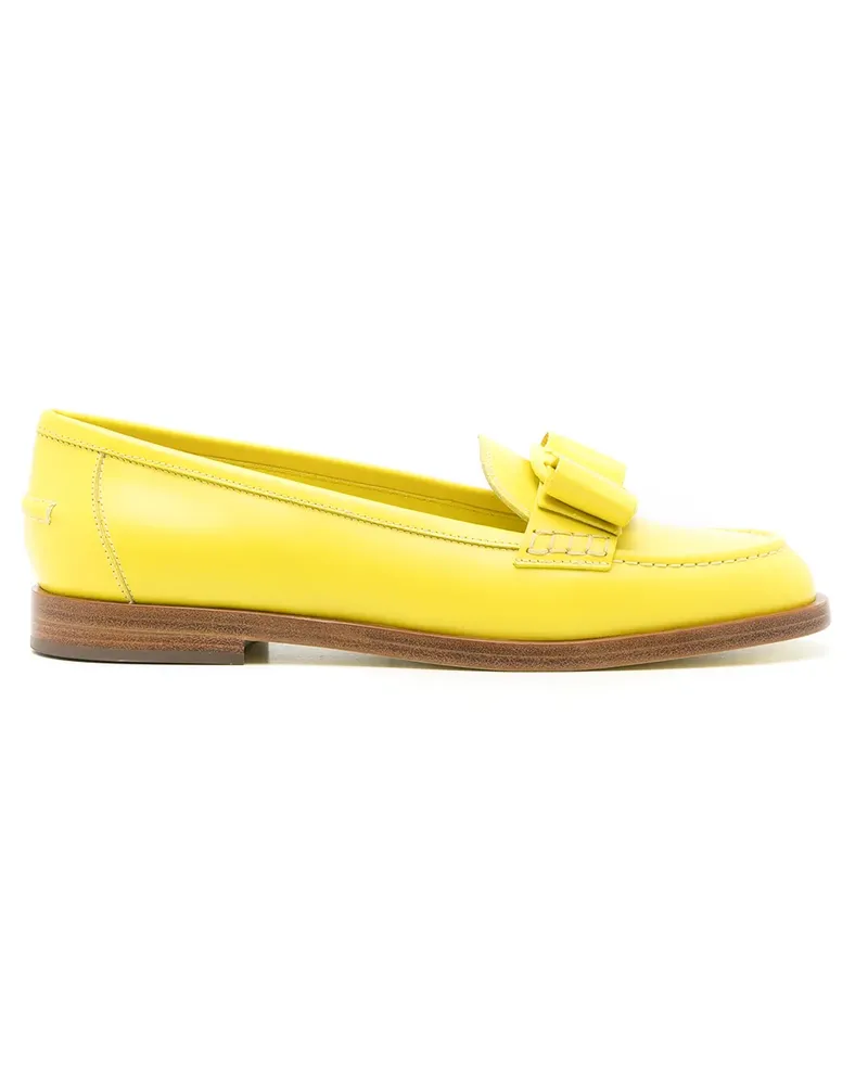 Ferragamo Viva Loafer mit Schleife - Gelb Gelb