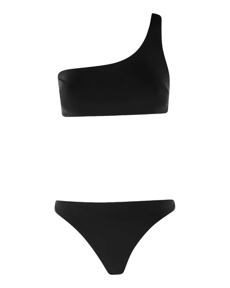 Federica Tosi one-shoulder bikini - Schwarz Schwarz