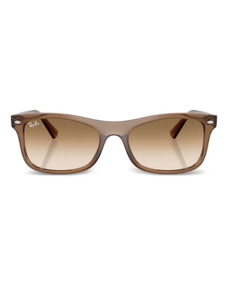 Ray Ban Sonnenbrille mit eckigem Gestell - Braun Braun