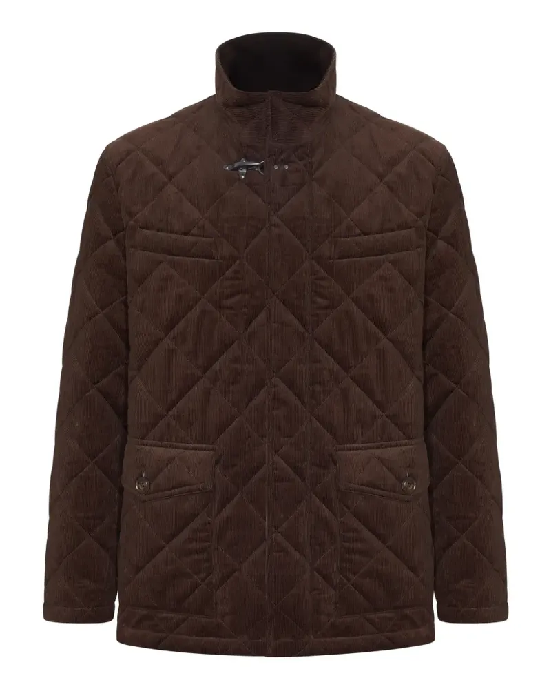 Fay Gesteppte Cordjacke - Braun Braun