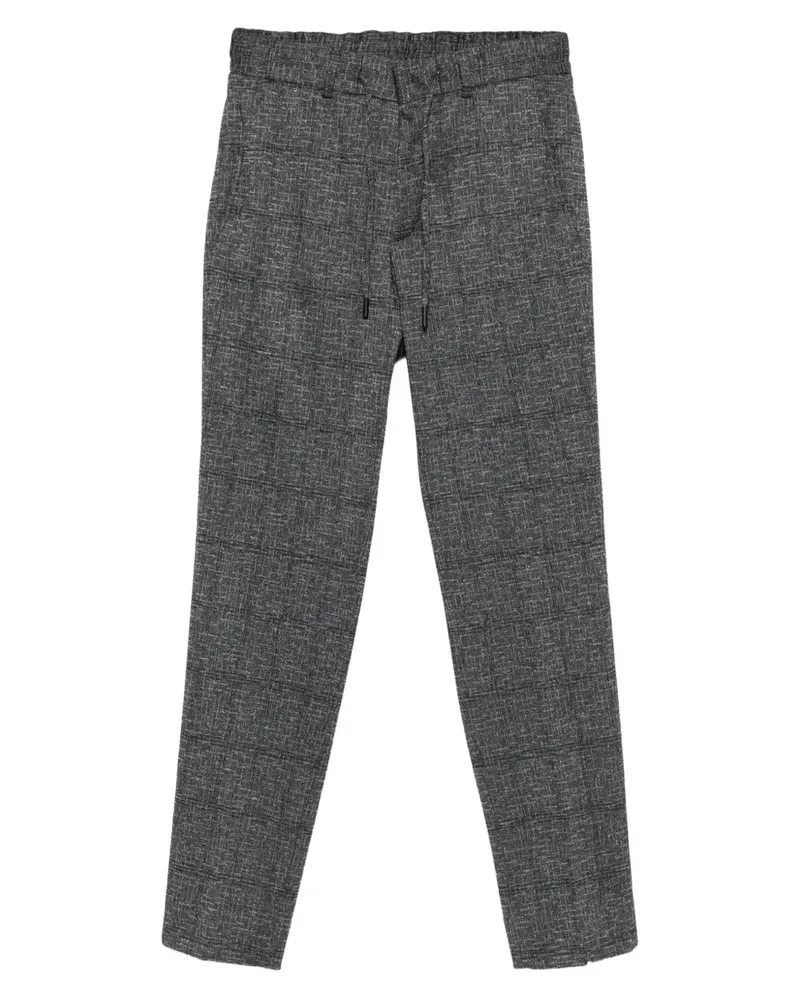 Karl Lagerfeld Strukturierte Hose mit Kordelzug - Schwarz Schwarz