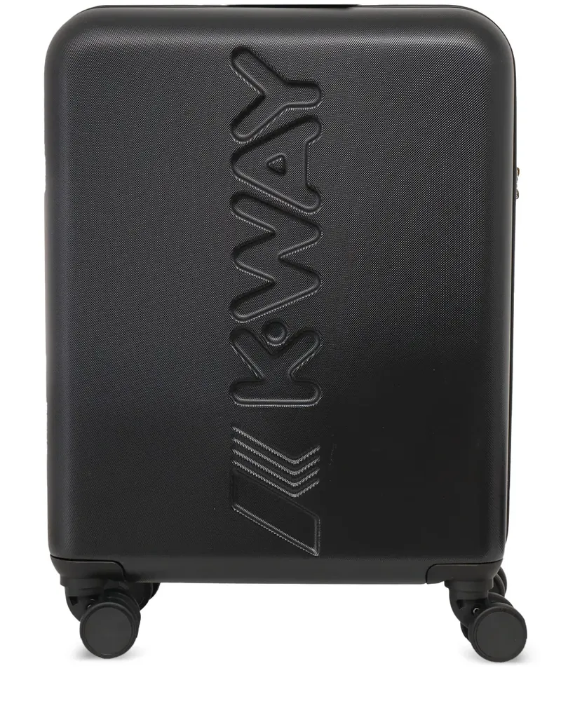 K-Way K-Air Rollkoffer mit Logo-Prägung - Schwarz Schwarz
