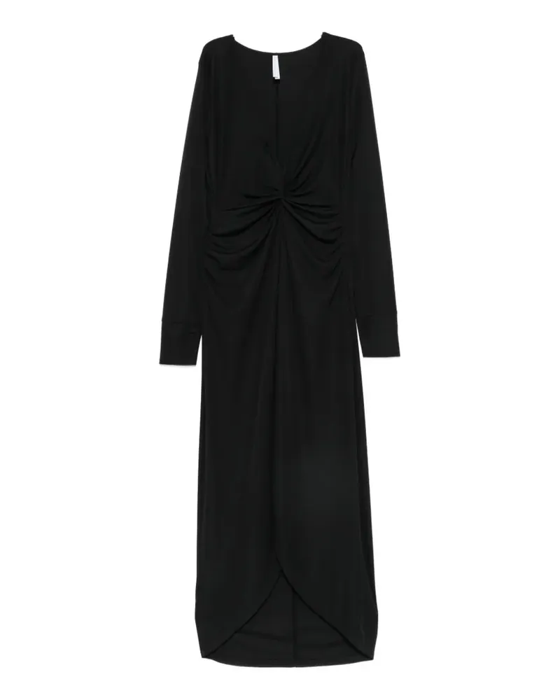 IMPERIAL Kleid mit V-Ausschnitt - Schwarz Schwarz