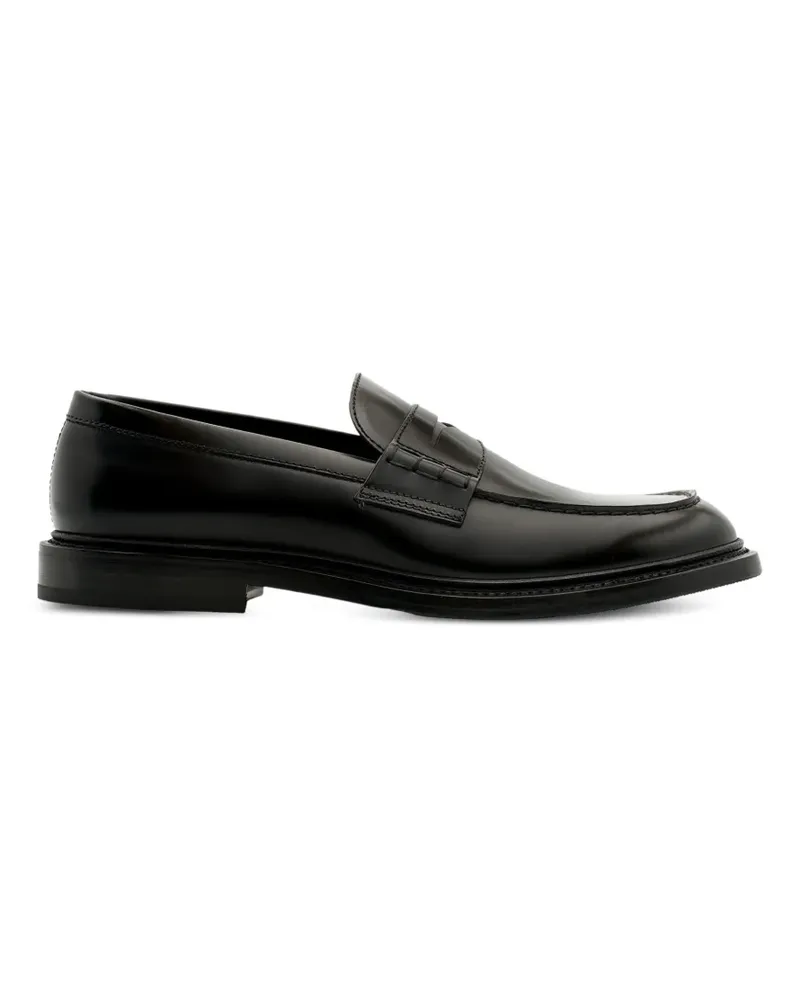Lottusse Prestige Loafer mit runder Kappe - Schwarz Schwarz