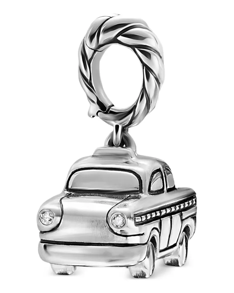 David Yurman Petite Taxi Amulett - Silber Silber