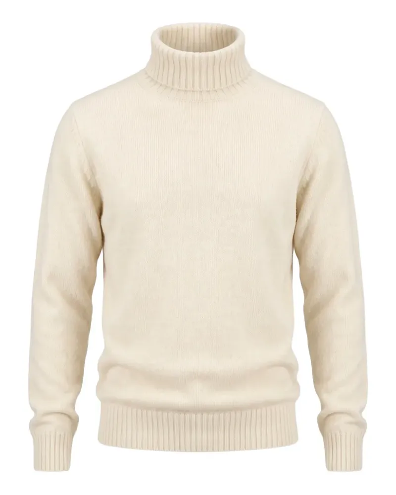 Piacenza Cashmere Rollkragenpullover aus Kaschmir - Nude Nude