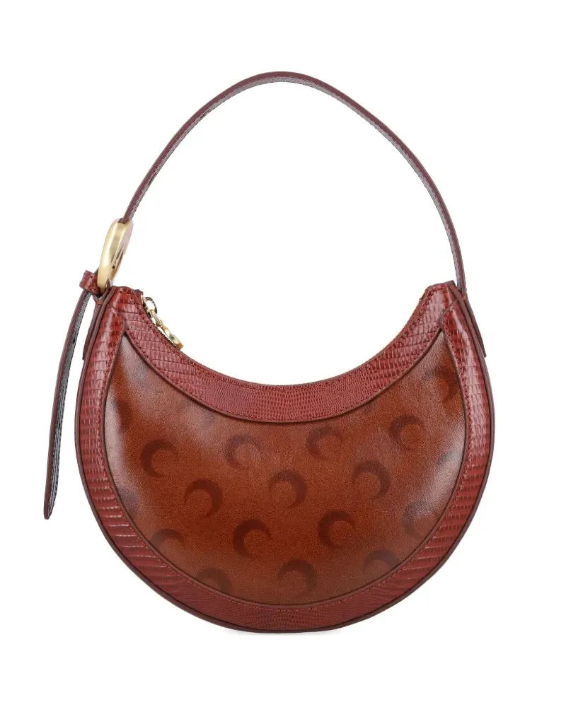 Marine Serre Eclipse Mini-Tasche - Braun Braun