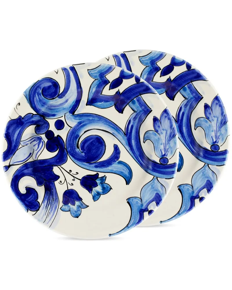 Dolce & Gabbana Blu Mediterraneo Obstteller (2er-Set) - Blau Blau
