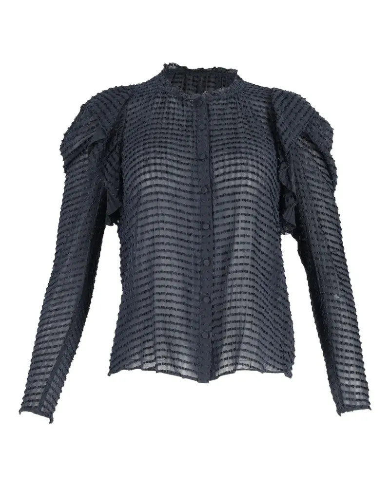 Ulla Johnson Fiona ruffle-detail shirt - Blau Blau