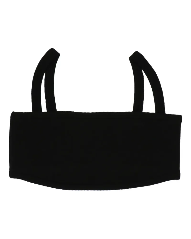 Max Mara Gestricktes Kaschmir-Bandeau - Schwarz Schwarz