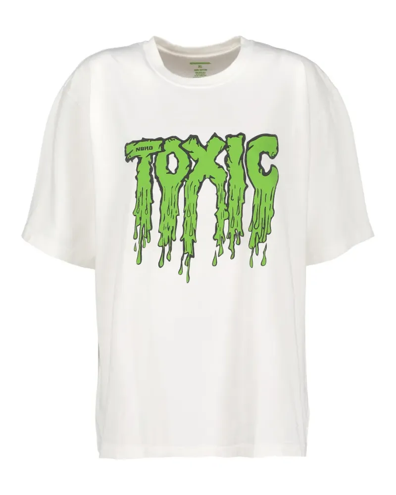 Neighborhood Toxic Slime T-Shirt mit grafischem Print - Weiß Weiß