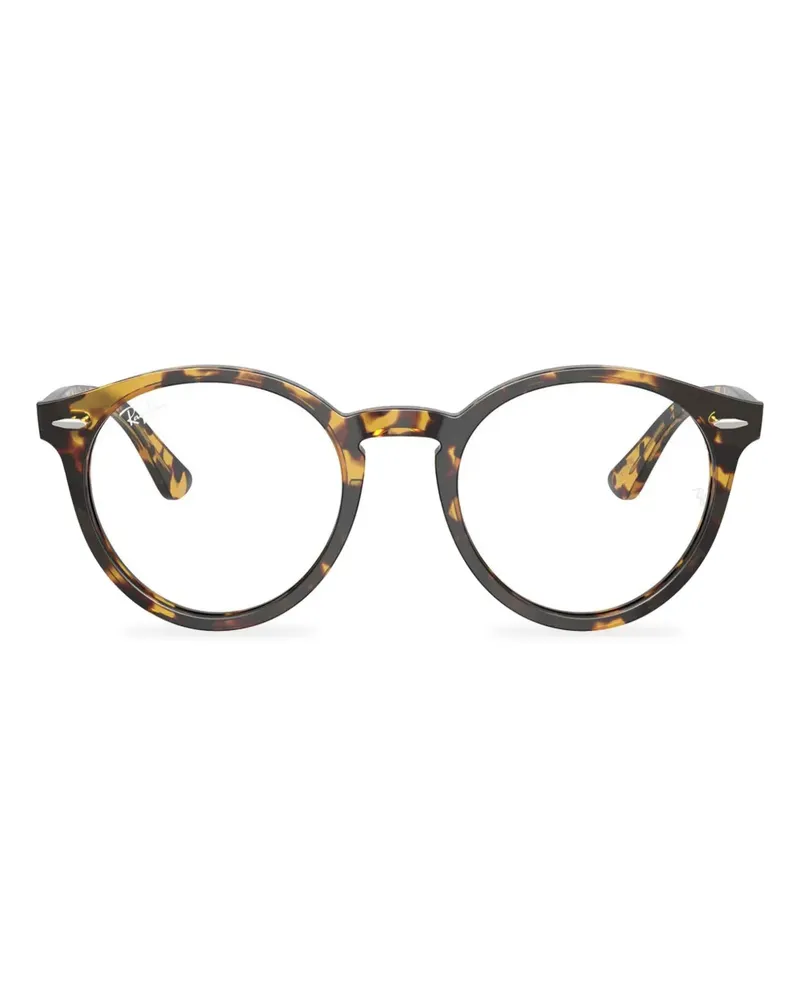 Ray Ban Larry Brille mit rundem Gestell - Braun Braun