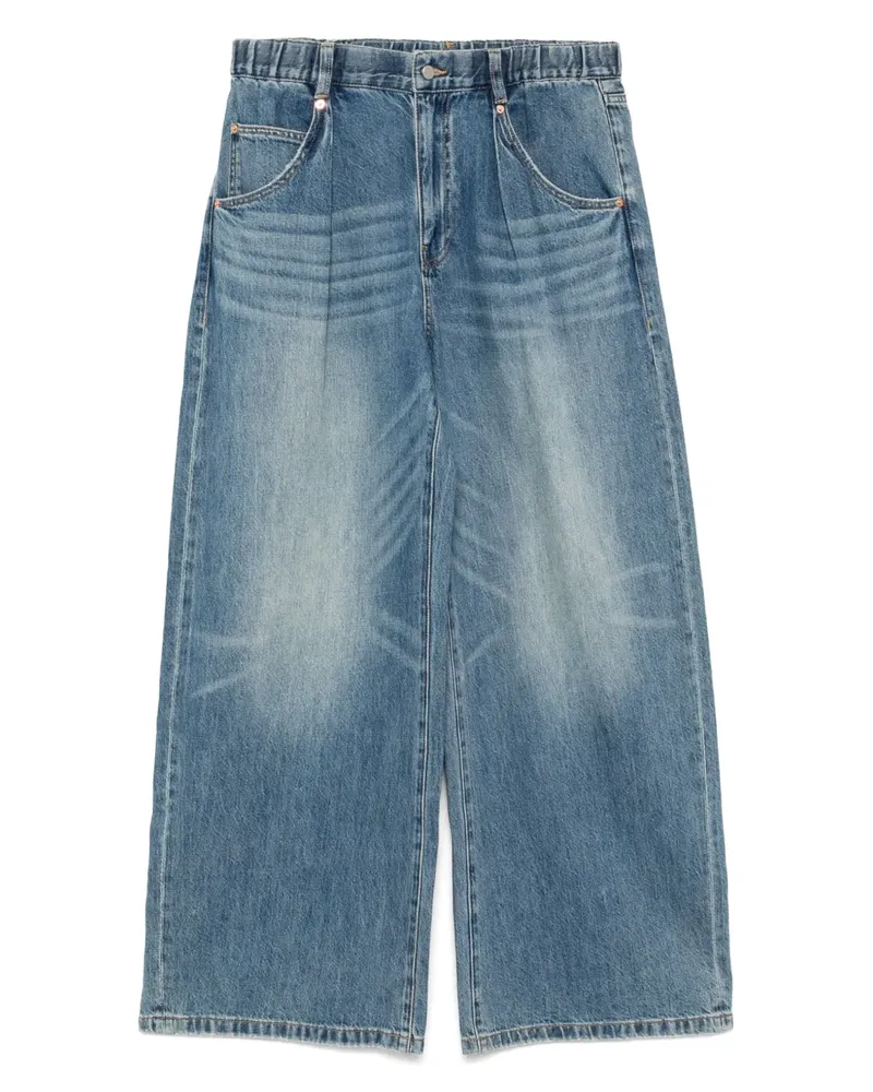 JNBY Jeans mit weitem Bein - Blau Blau