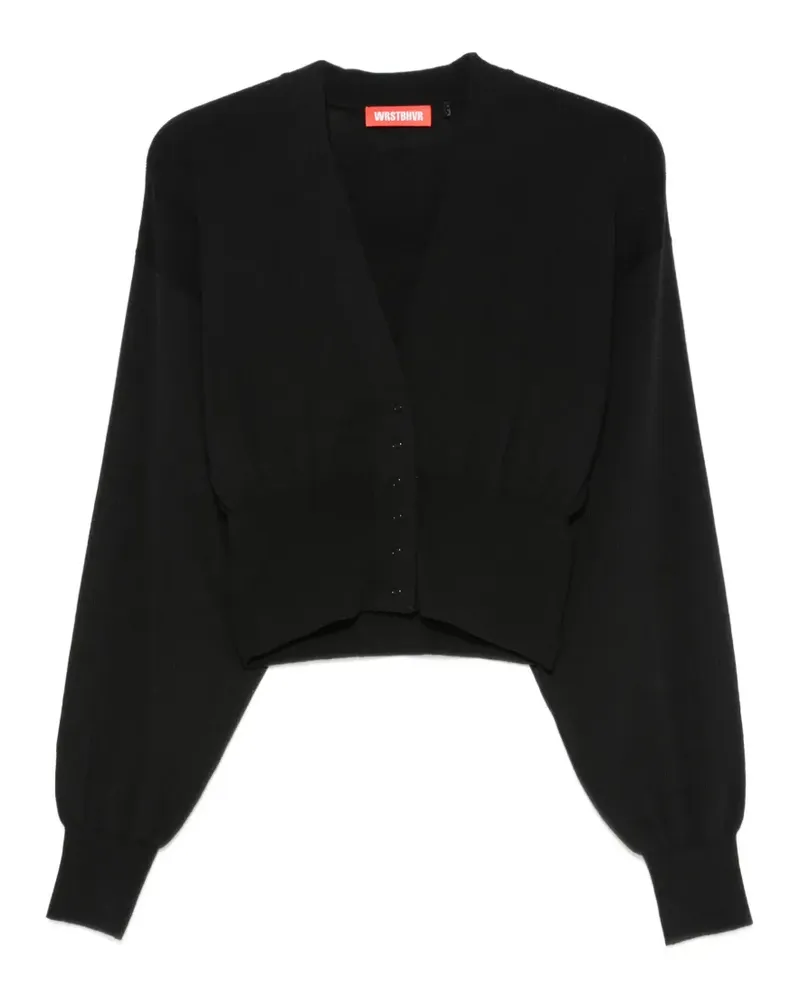 WRSTBHVR Lauren button-up cardigan - Schwarz Schwarz