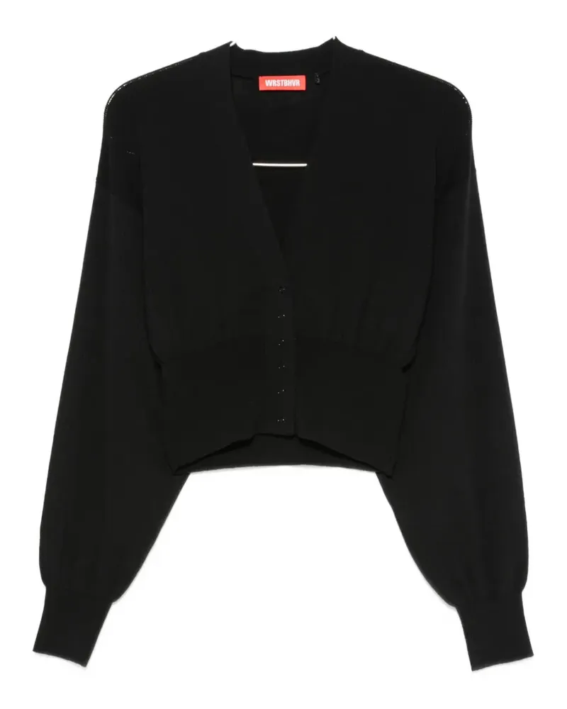 WRSTBHVR Lauren button-up cardigan - Schwarz Schwarz