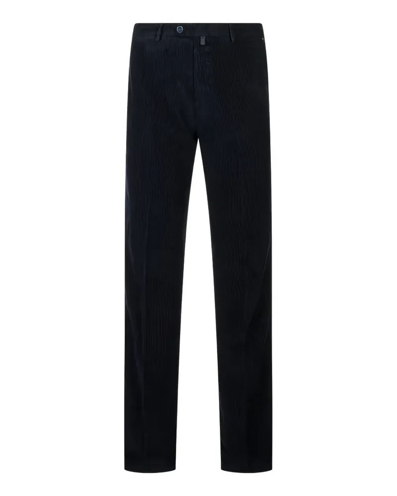 Kiton Straight-Leg-Hose aus Cord - Blau Blau