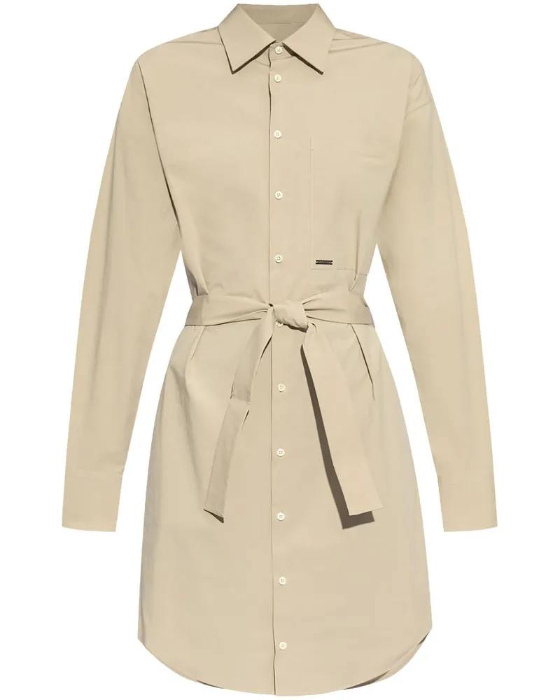 Dsquared2 Mittellanges Hemdkleid - Nude Nude