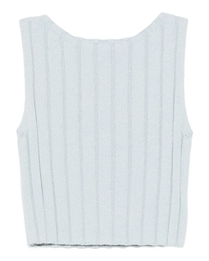 Reformation Callie Tanktop - Blau Blau