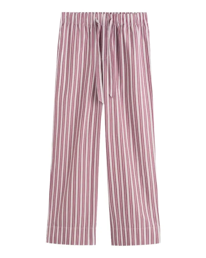 TEKLA striped pajama trousers - Rot Rot