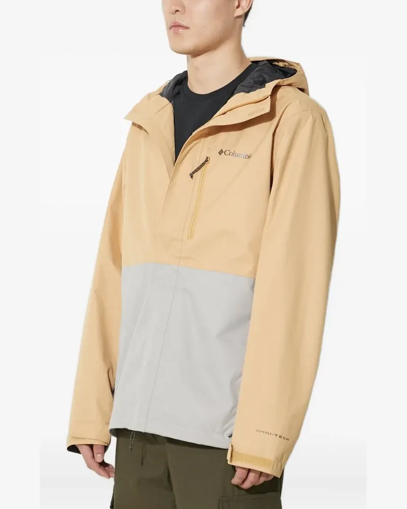 Columbia Sportswear Company Zweifarbige Kapuzenjacke - Gelb Gelb