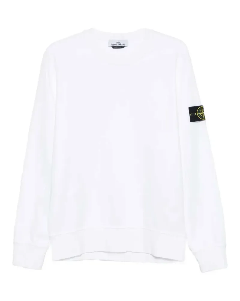 Dolce & Gabbana Pullover mit Logo-Patch - Weiß Weiß