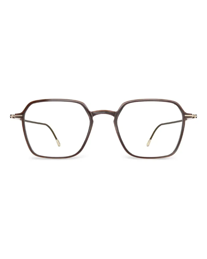 Silhouette Lite Spirit geometric-frame glasses - Braun Braun
