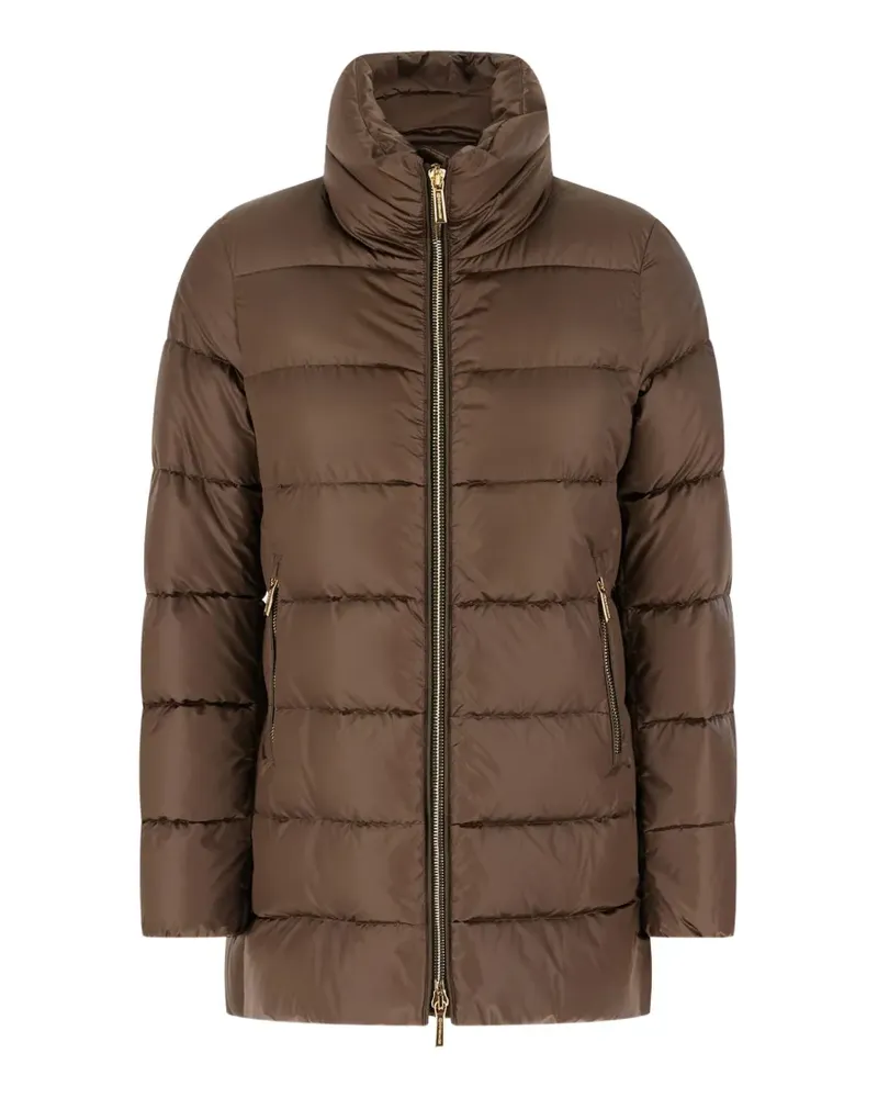MOORER quilted high-neck jacket - Braun Braun
