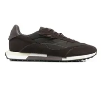 Sneakers mit Wildledereinsätzen - Braun