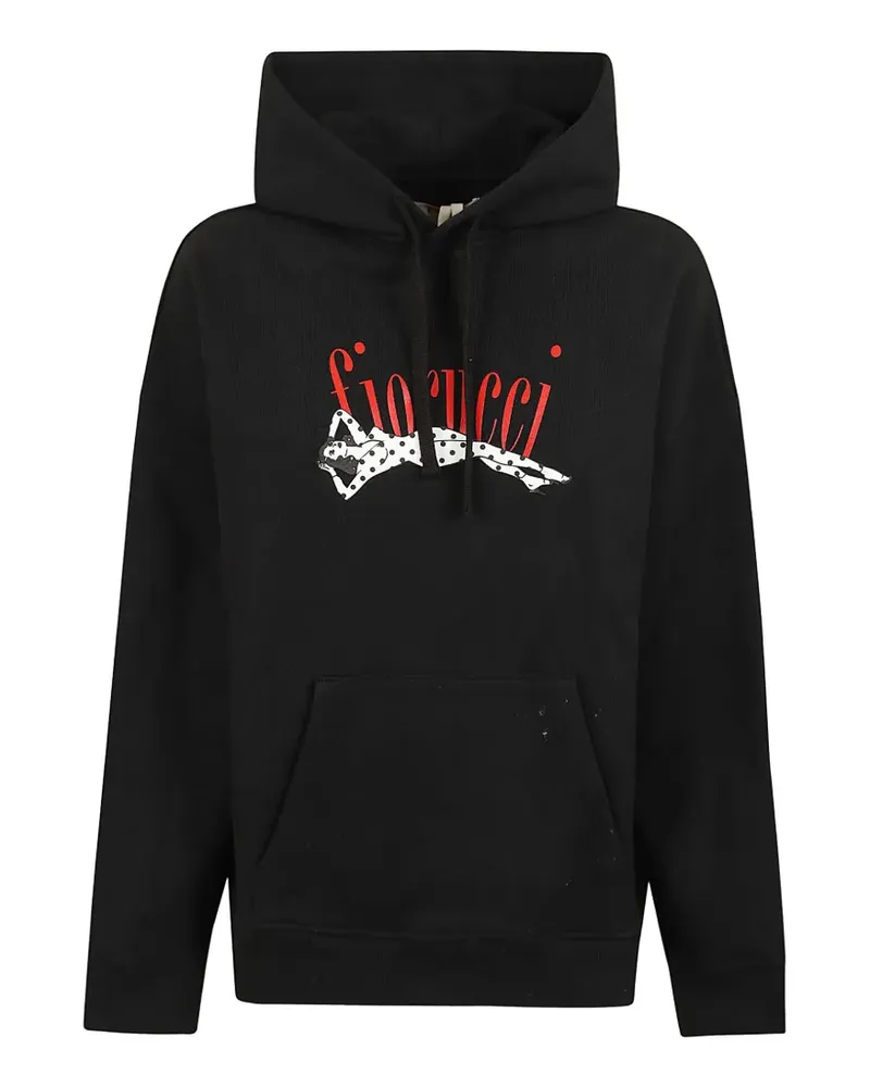 Fiorucci graphic-print hoodie - Schwarz Schwarz