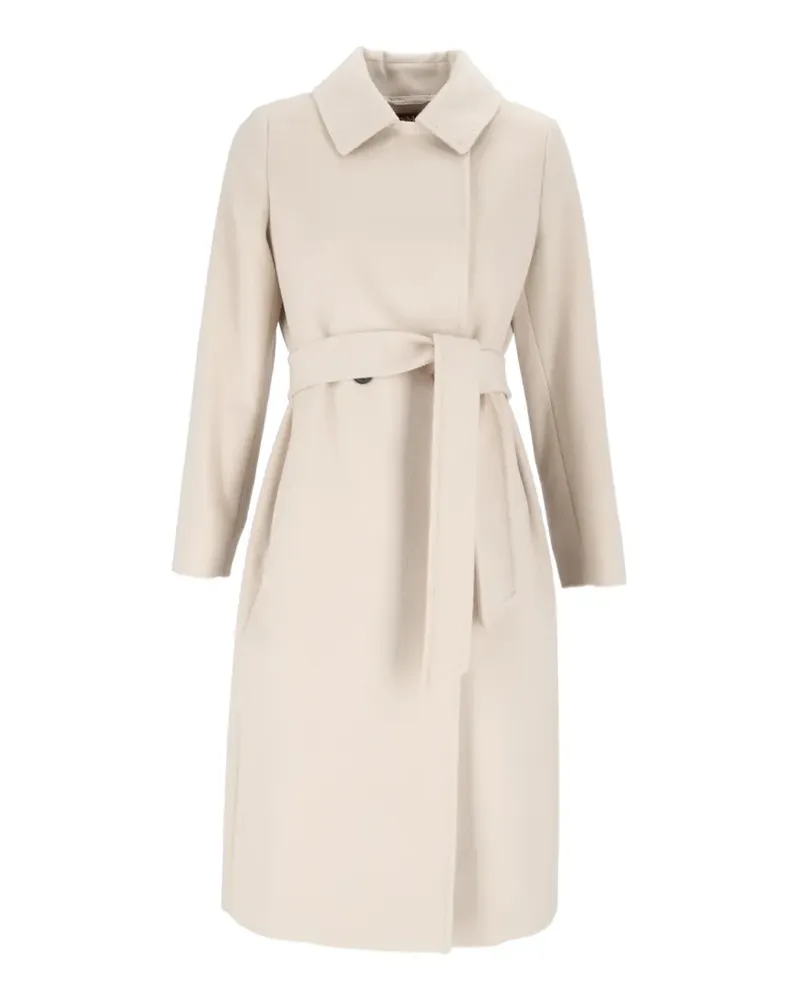 Max Mara Bcollag Mantel mit Gürtel - Nude Nude