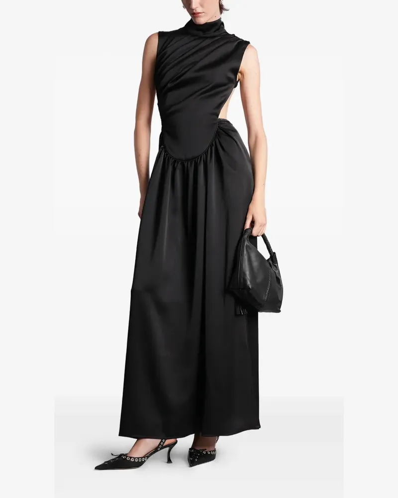 SIEDRES open-back max dress - Schwarz Schwarz