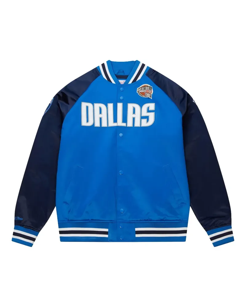 Mitchell & Ness Hall Of Fame Dallas Mavericks Dirk Nowitzki long-sleeve jacket - Blau Blau