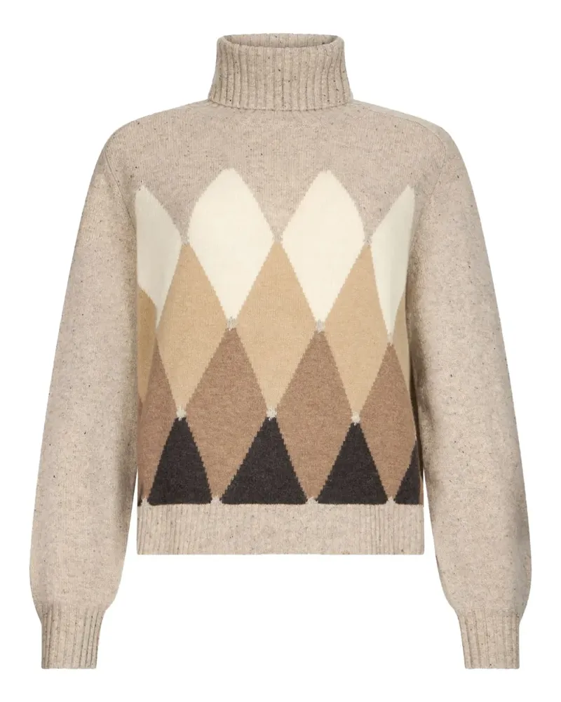 Ballantyne Pullover mit Argyle-Muster - Nude Nude