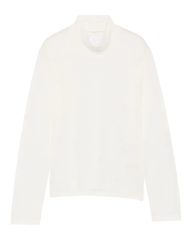 Eleventy Langarmshirt mit Stehkragen - Nude Nude