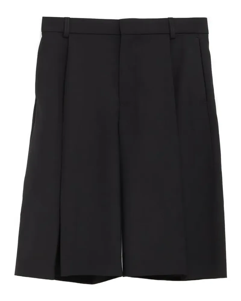 Casablanca Paris pleated shorts - Schwarz Schwarz