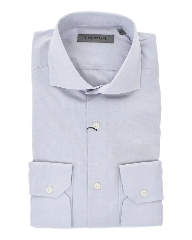Corneliani Langärmeliges Hemd - Blau Blau