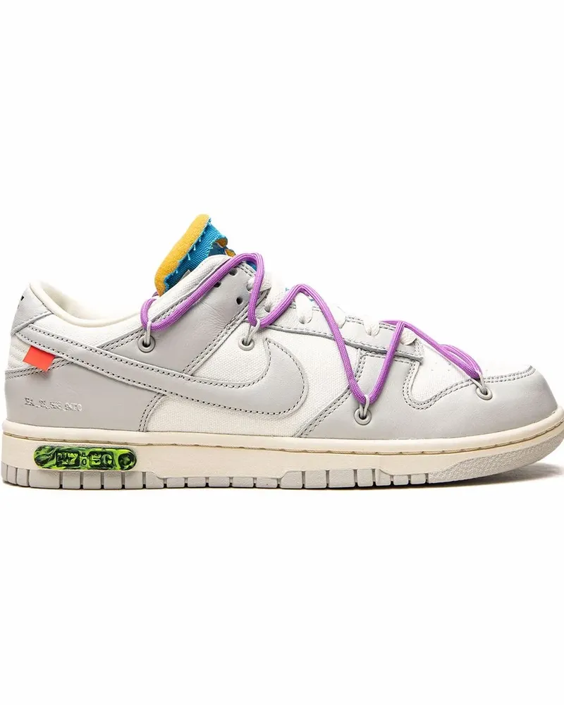 Nike x Off-White Dunk Low Sneakers - Weiß Weiß