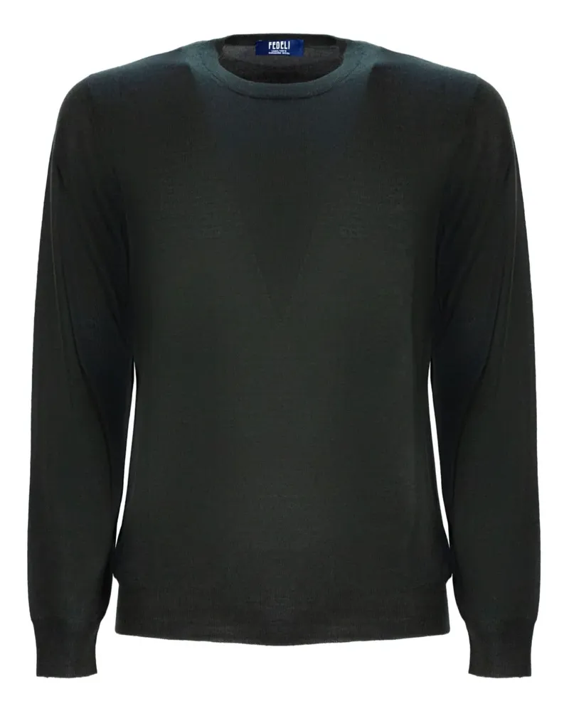 Fedeli Pullover mit Rundhalsausschnitt - Grün Grün