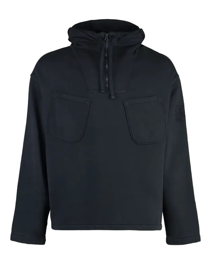 C.P. Company Hoodie aus Fleece - Schwarz Schwarz